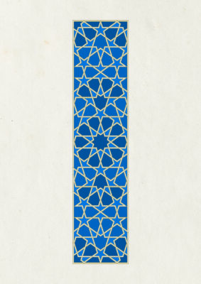 10-Fold Blue Lattice