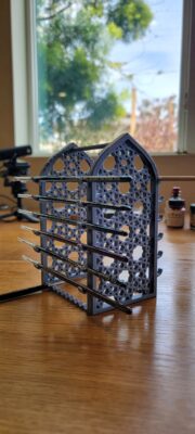 Ten-Point Mashrabiya Brush Stand