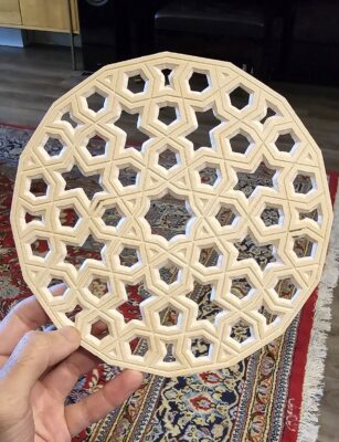 Octagonal 8-Point Star Trivet