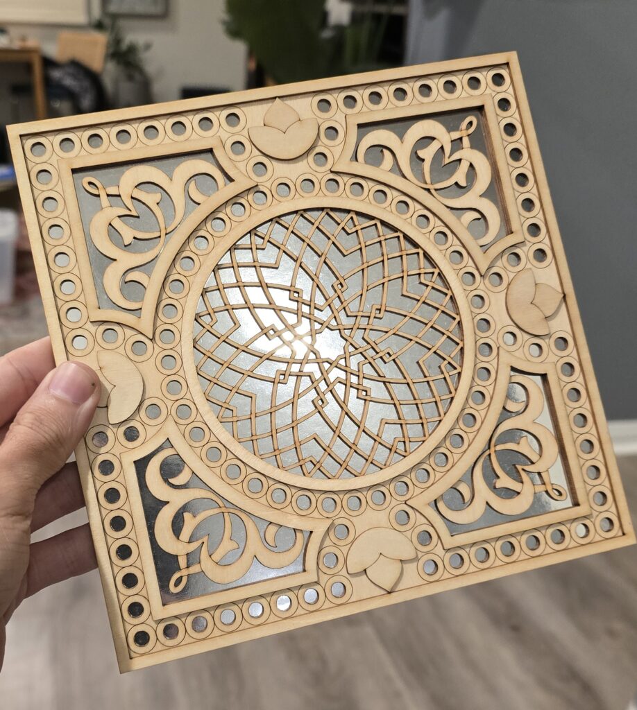 Ottoman Rumi Rosette Panel