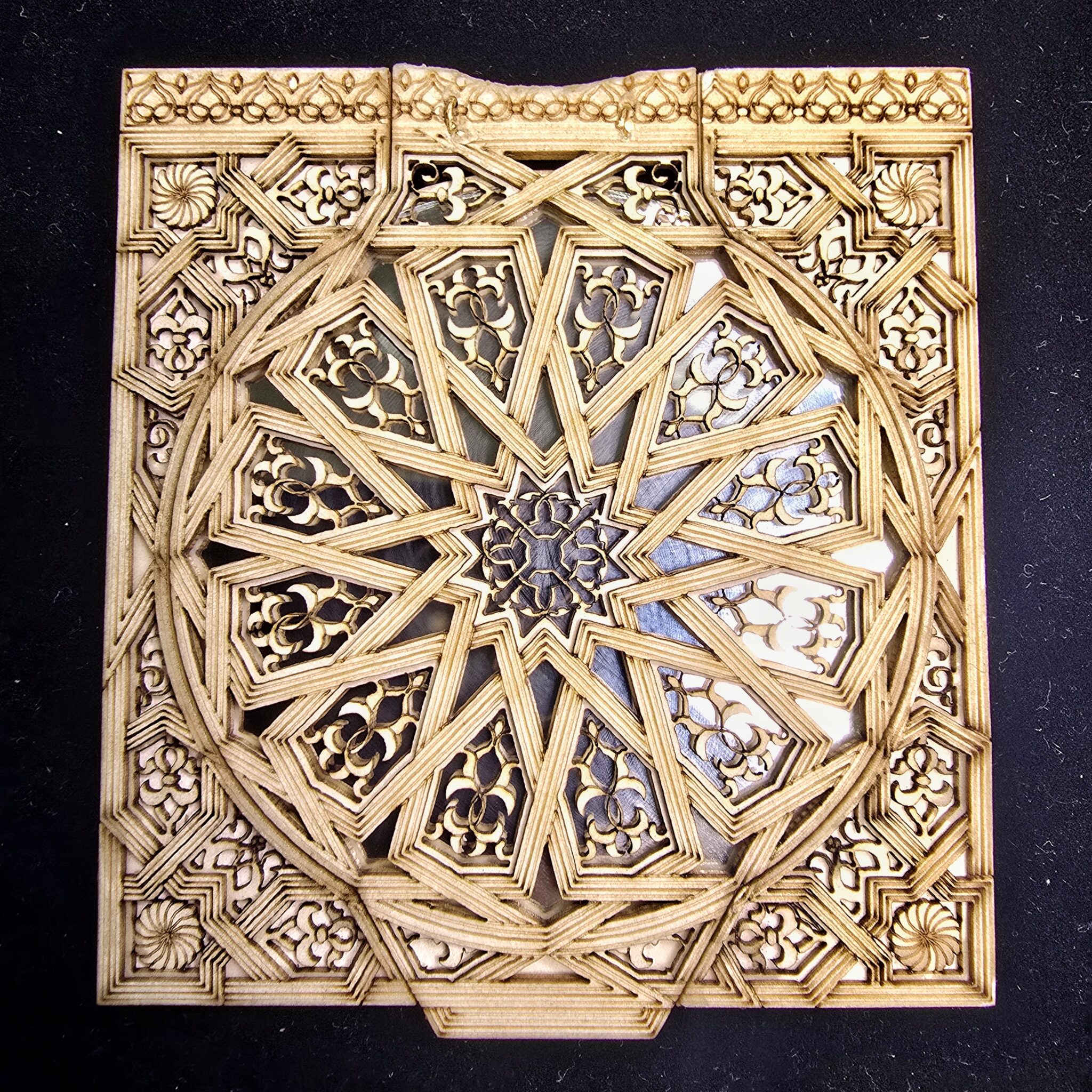 Moorish 12-Point Star Mirror