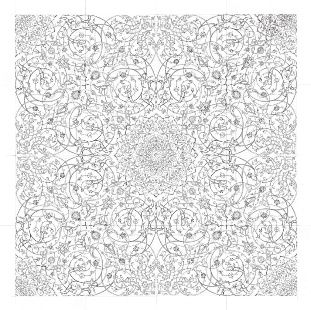 Persian 16-Point Rosette