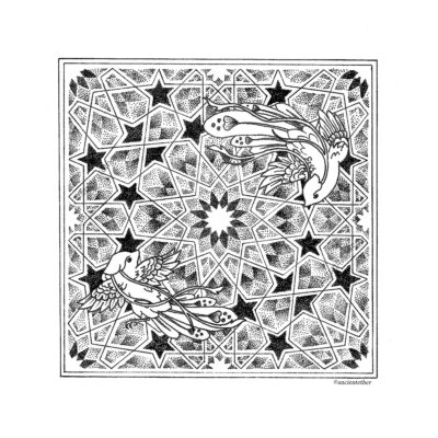 Andalusian 12-Point Rosette